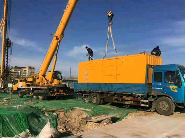 许昌万科工程建设租赁一台大型静音发电